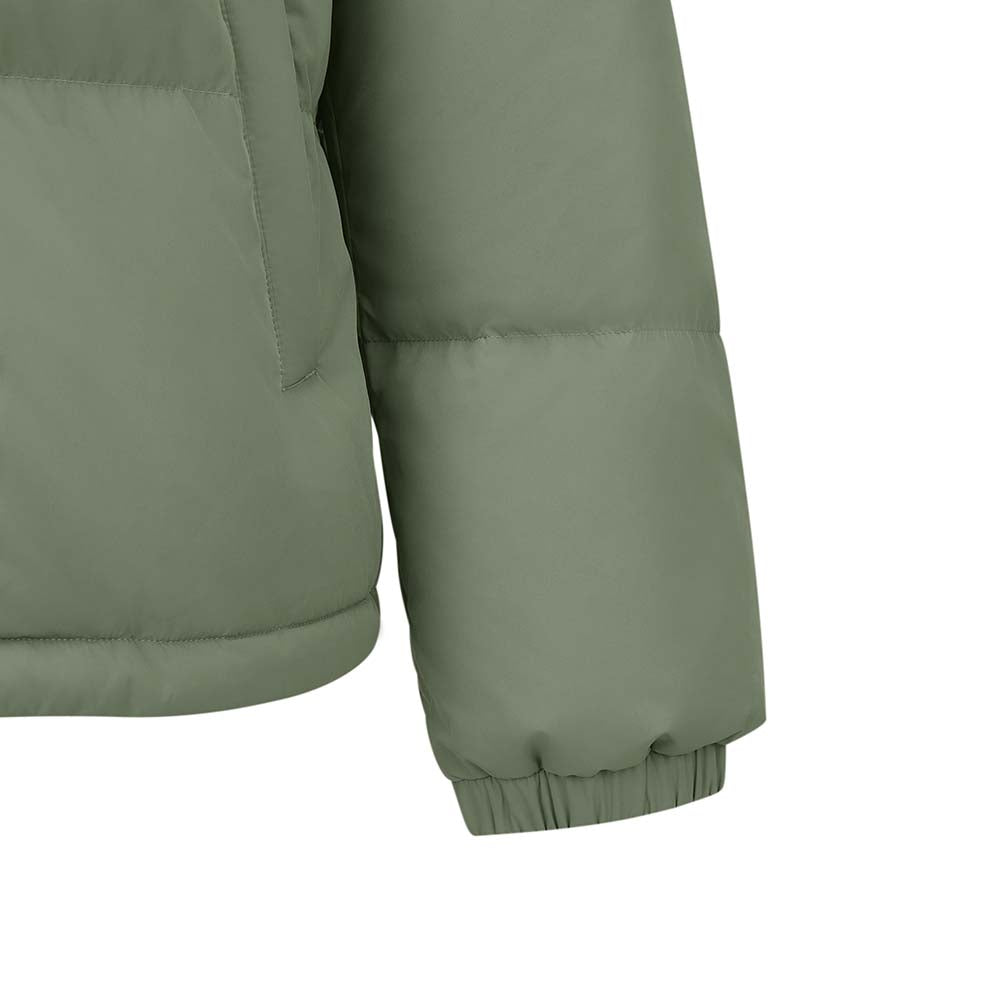 Skechers men's Sport-Utility Woven Down Jacket in Sea Spray for lifestyle wear