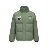 Skechers men's Sport-Utility Woven Down Jacket in Sea Spray for lifestyle wear
