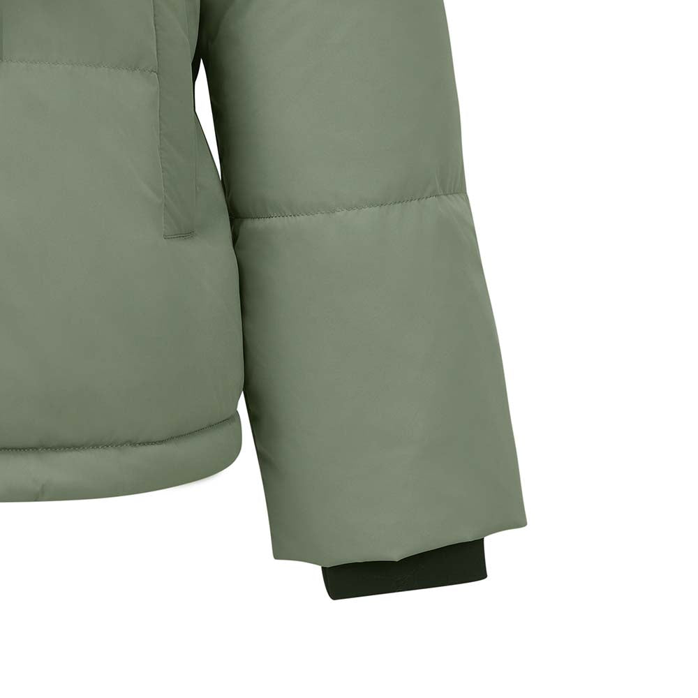 Skechers men's Sport-Utility Woven Down Jacket in Sea Spray for lifestyle wear
