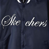Skechers unisex Sport-Utility Woven Quilted Jacket in Navy Blazer for lifestyle wear