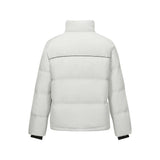 Skechers unisex Sport-Utility Woven Down Jacket in Gray Violet for lifestyle wear