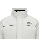 Skechers unisex Sport-Utility Woven Down Jacket in Gray Violet for lifestyle wear