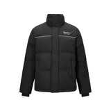 Skechers unisex Sport-Utility Woven Down Jacket in Black Beauty for lifestyle wear