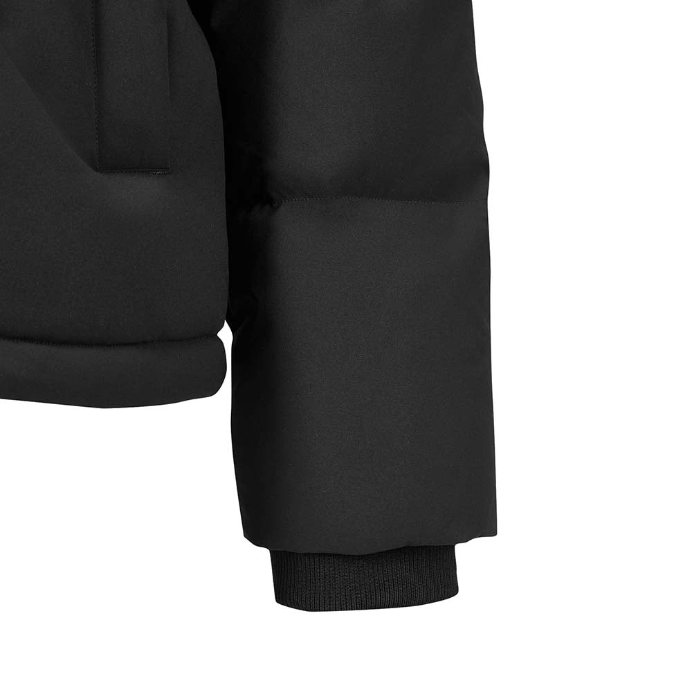 Skechers unisex Sport-Utility Woven Down Jacket in Black Beauty for lifestyle wear