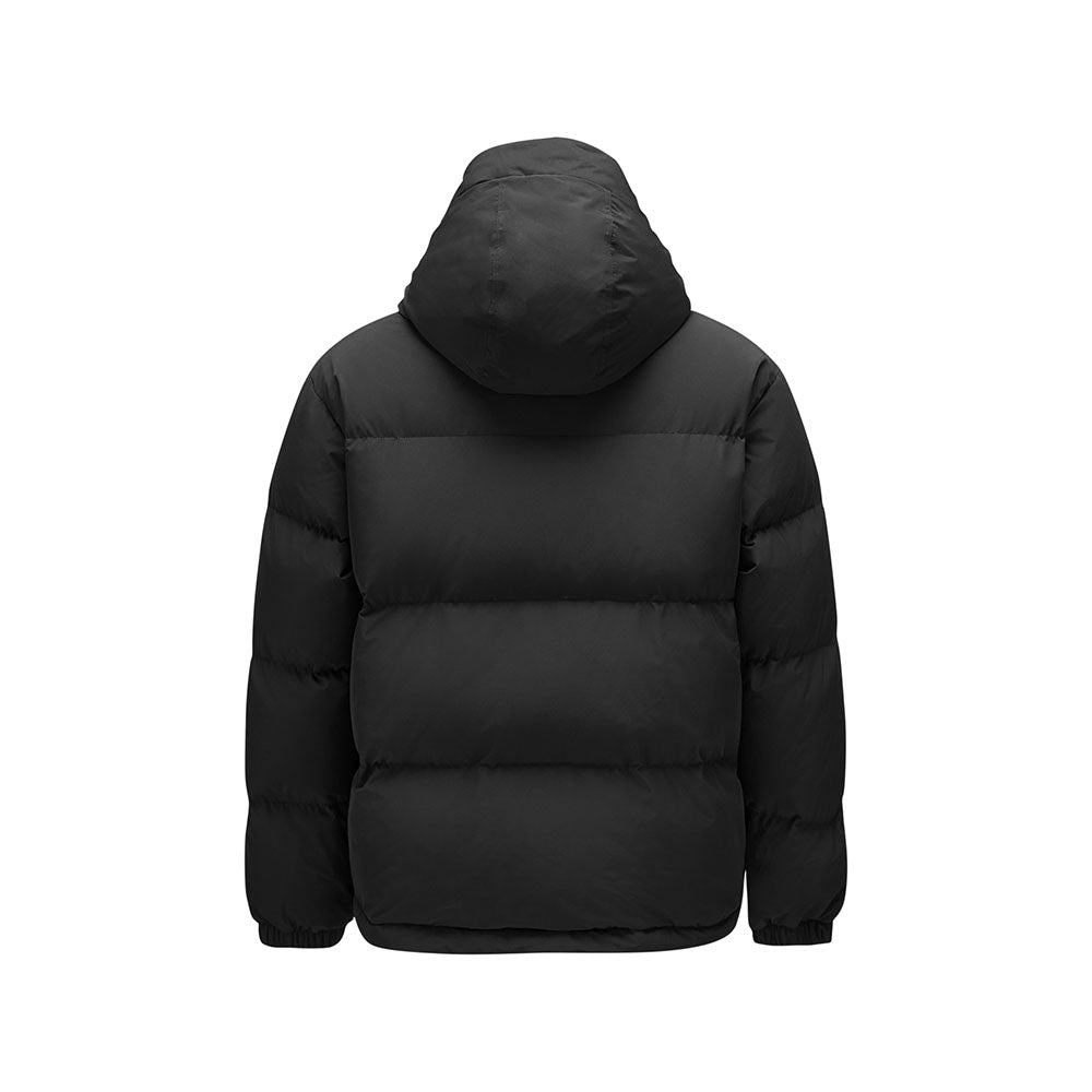 Skechers unisex Sport-Utility Woven Down Jacket in Black Beauty for lifestyle wear