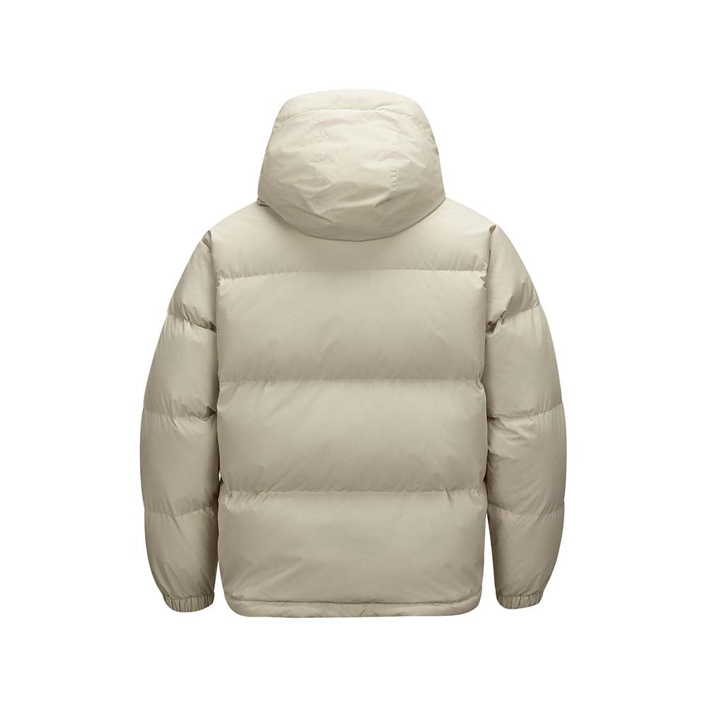 Skechers unisex Sport-Utility Woven Down Jacket in Peyote for lifestyle wear