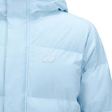 Skechers unisex Sport-Utility Woven Down Jacket in Ice Blue for lifestyle wear