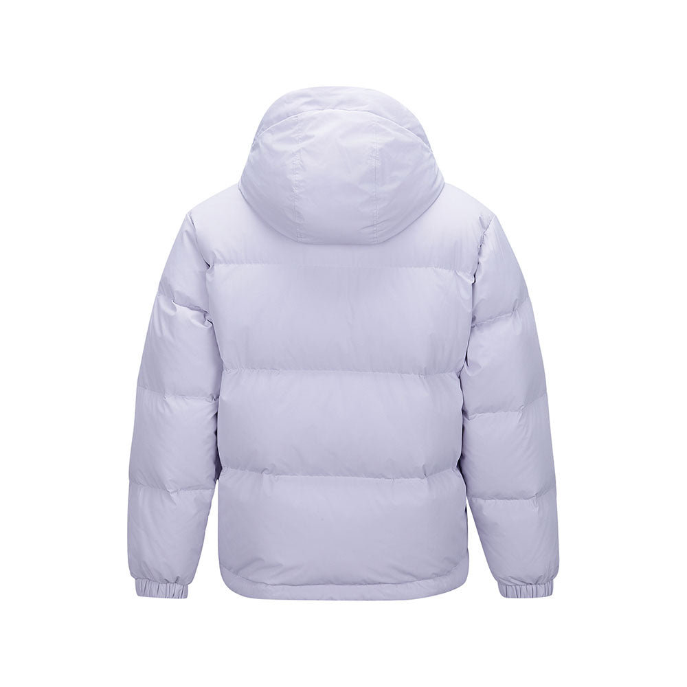 Skechers unisex Sport-Utility Woven Down Jacket in Haze Purple for lifestyle wear