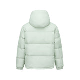Skechers unisex Sport-Utility Woven Down Jacket in Mercury Green for lifestyle wear
