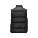 Skechers unisex Sport-Utility Woven Down Vest in Black Beauty for lifestyle wear