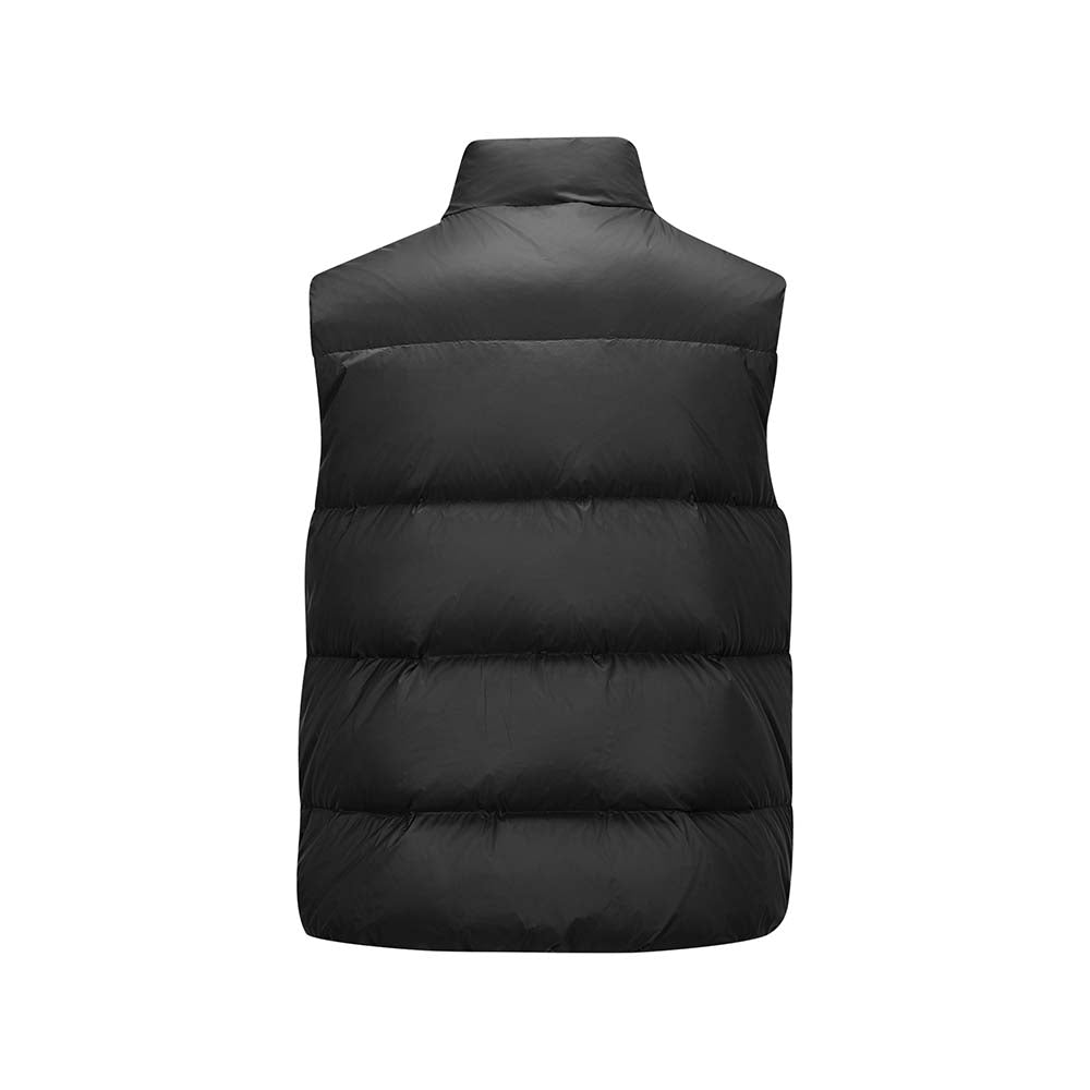 Skechers unisex Sport-Utility Woven Down Vest in Black Beauty for lifestyle wear