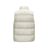 Skechers unisex Sport-Utility Woven Down Vest in Vanilla Ice for lifestyle wear