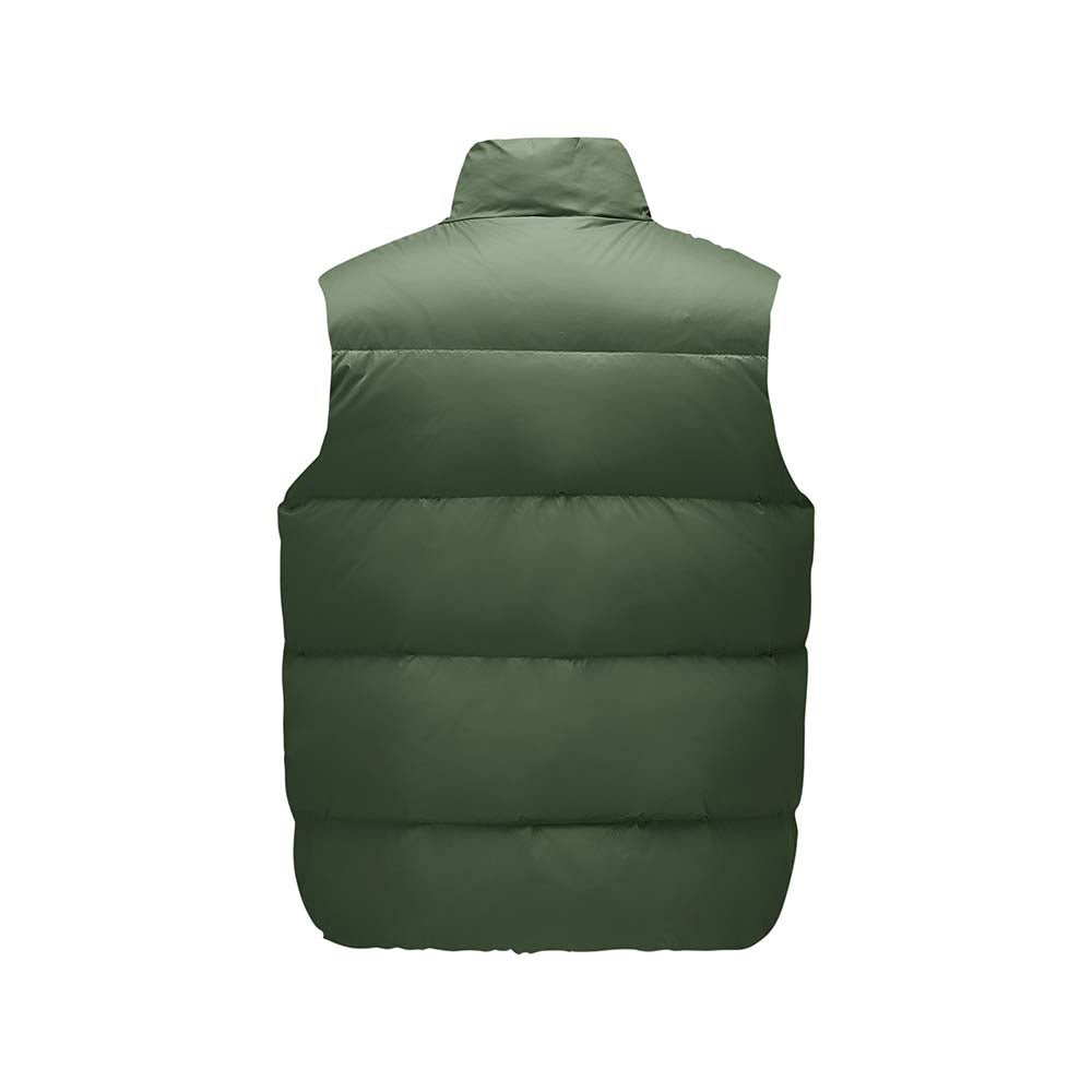 Skechers unisex Sport-Utility Woven Down Vest in Thyme for lifestyle wear
