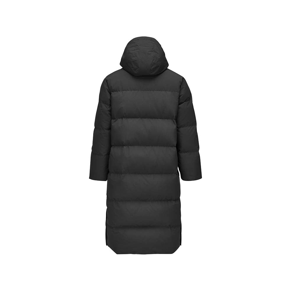 Skechers unisex Sport-Utility Woven Down Coat in Black Beauty for lifestyle wear
