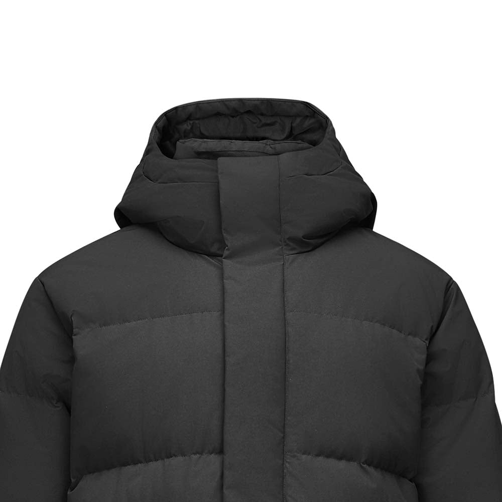 Skechers unisex Sport-Utility Woven Down Coat in Black Beauty for lifestyle wear