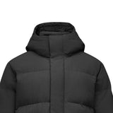 Skechers unisex Sport-Utility Woven Down Coat in Black Beauty for lifestyle wear