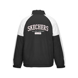 Skechers unisex Sport-Utility Woven Quilted Jacket in Black Beauty for lifestyle wear