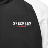 Skechers unisex Sport-Utility Woven Quilted Jacket in Black Beauty for lifestyle wear