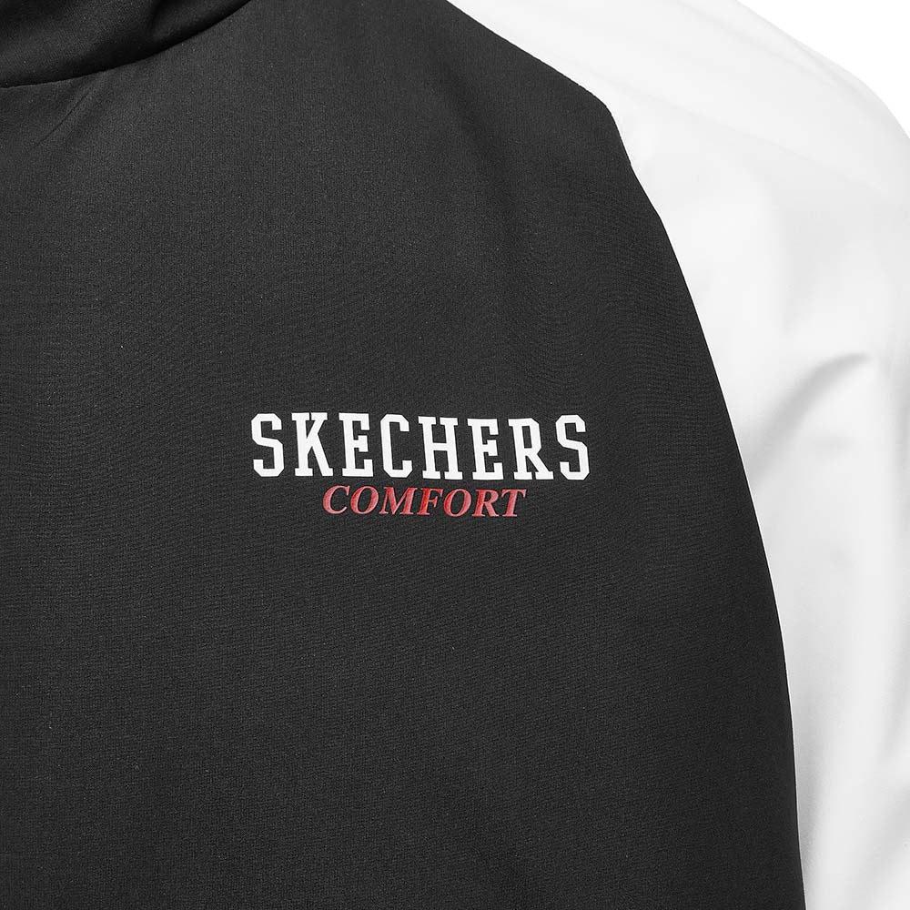 Skechers unisex Sport-Utility Woven Quilted Jacket in Black Beauty for lifestyle wear