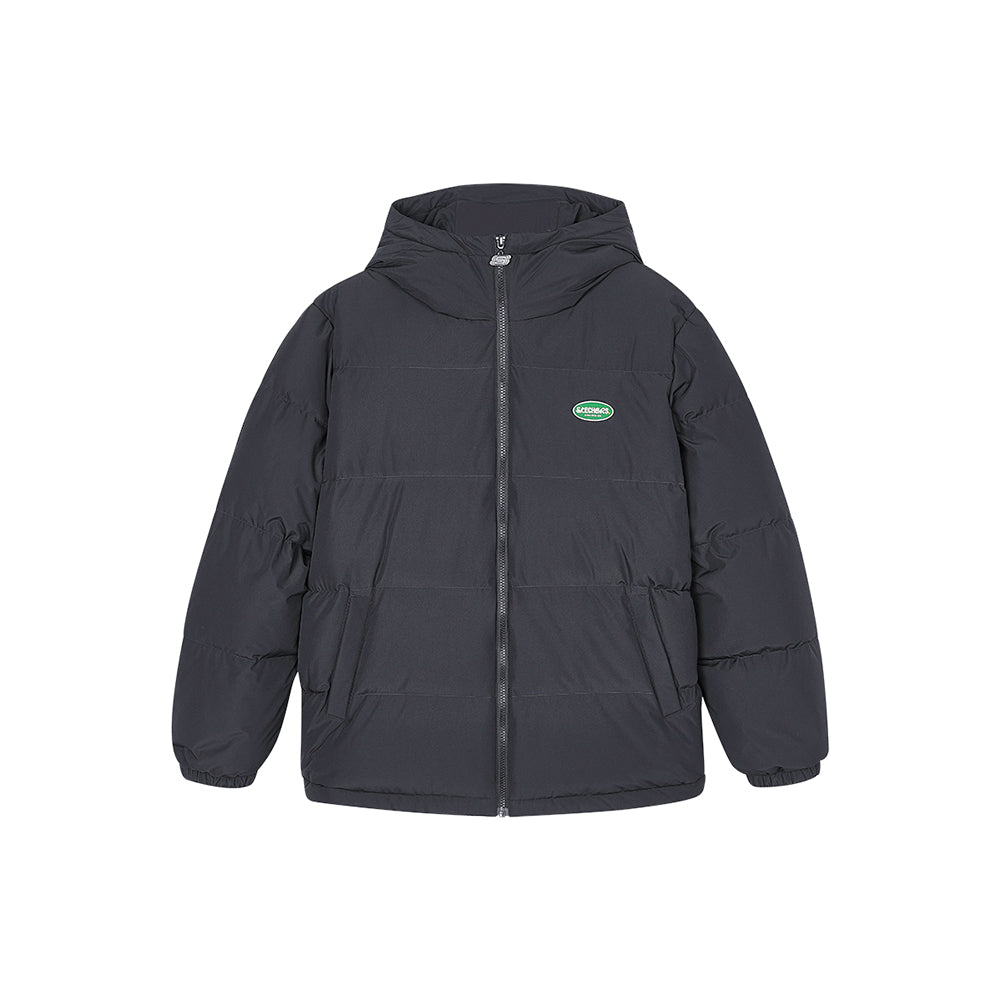 Skechers unisex Sport-Utility Woven Down Jacket in Black Beauty for lifestyle wear