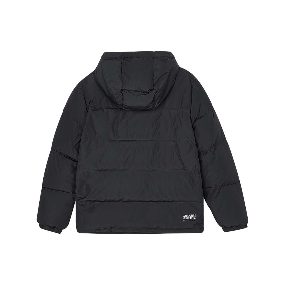 Skechers unisex Sport-Utility Woven Down Jacket in Black Beauty for lifestyle wear