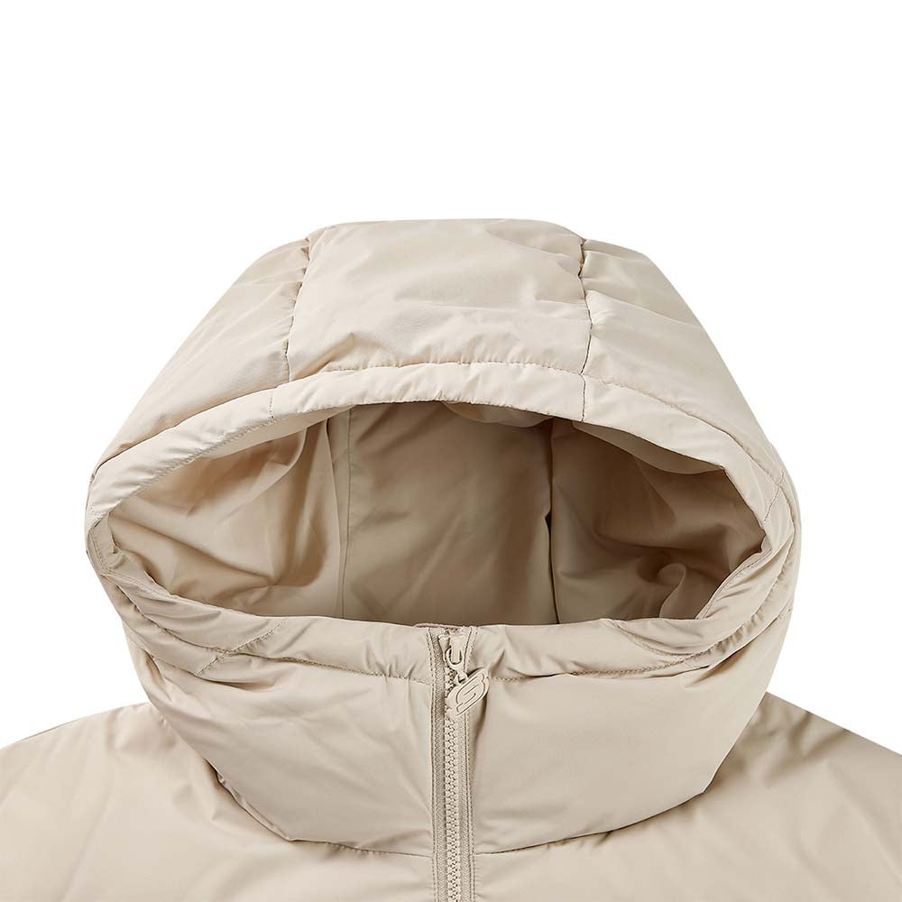 Skechers unisex Sport-Utility Woven Down Jacket in Peyote for lifestyle wear