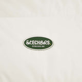 Skechers unisex Sport-Utility Woven Down Jacket in Marshmallow for lifestyle wear