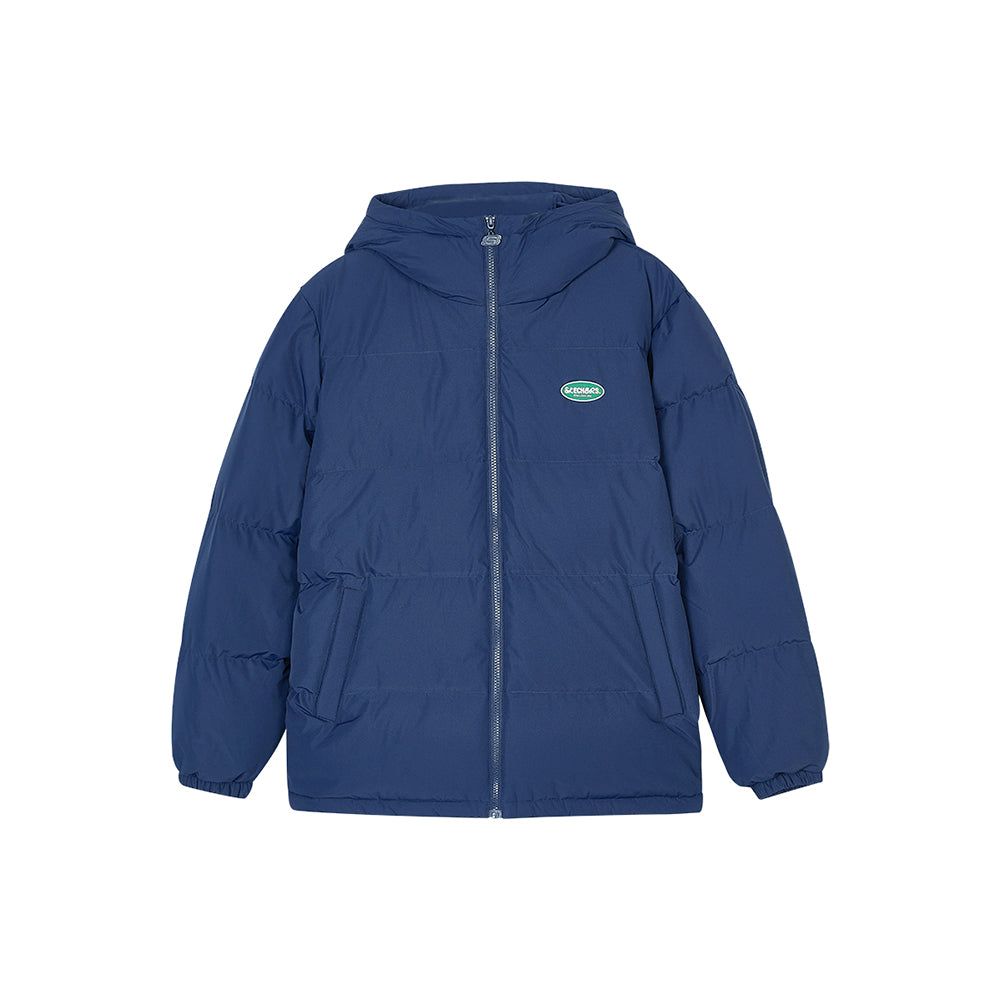 Skechers unisex Sport-Utility Woven Down Jacket in Peacoat for lifestyle wear