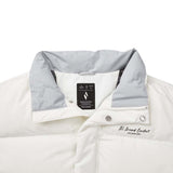 Skechers unisex Sport-Utility Woven Down Jacket in Marshmallow for lifestyle wear