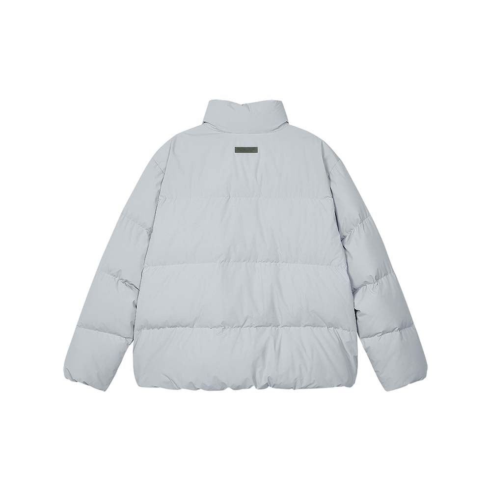 Skechers unisex Sport-Utility Woven Down Jacket in Harbor Mist for lifestyle wear