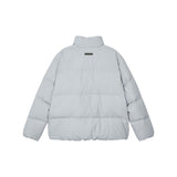 Skechers unisex Sport-Utility Woven Down Jacket in Harbor Mist for lifestyle wear