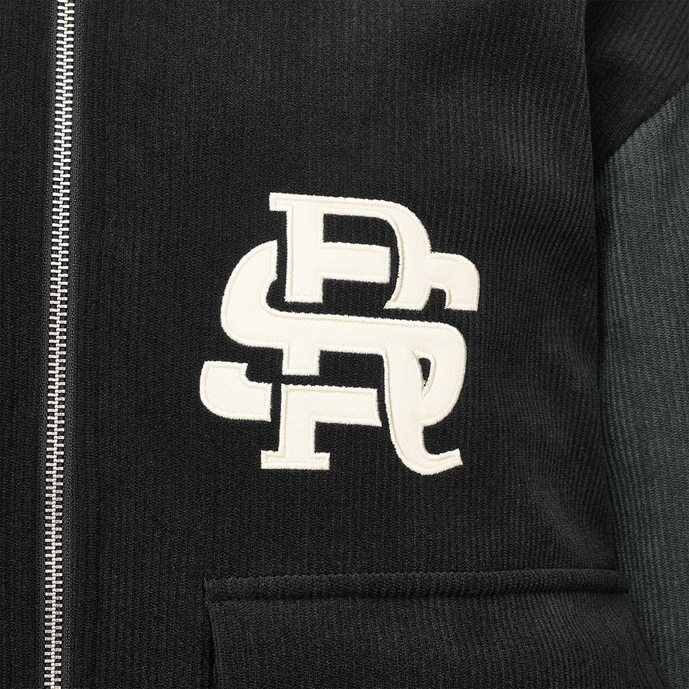 Skechers X Romantic Crown Knit Down Jacket, unisex lifestyle apparel in Onyx Black