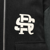 Skechers X Romantic Crown Knit Down Jacket, unisex lifestyle apparel in Onyx Black