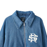 Skechers X Romantic Crown Woven Quilted Jacket, unisex lifestyle apparel in Belize Blue