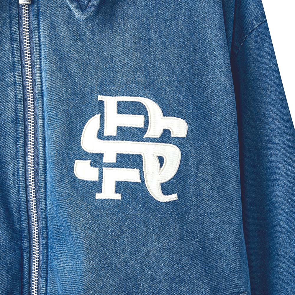 Skechers X Romantic Crown Woven Quilted Jacket, unisex lifestyle apparel in Belize Blue