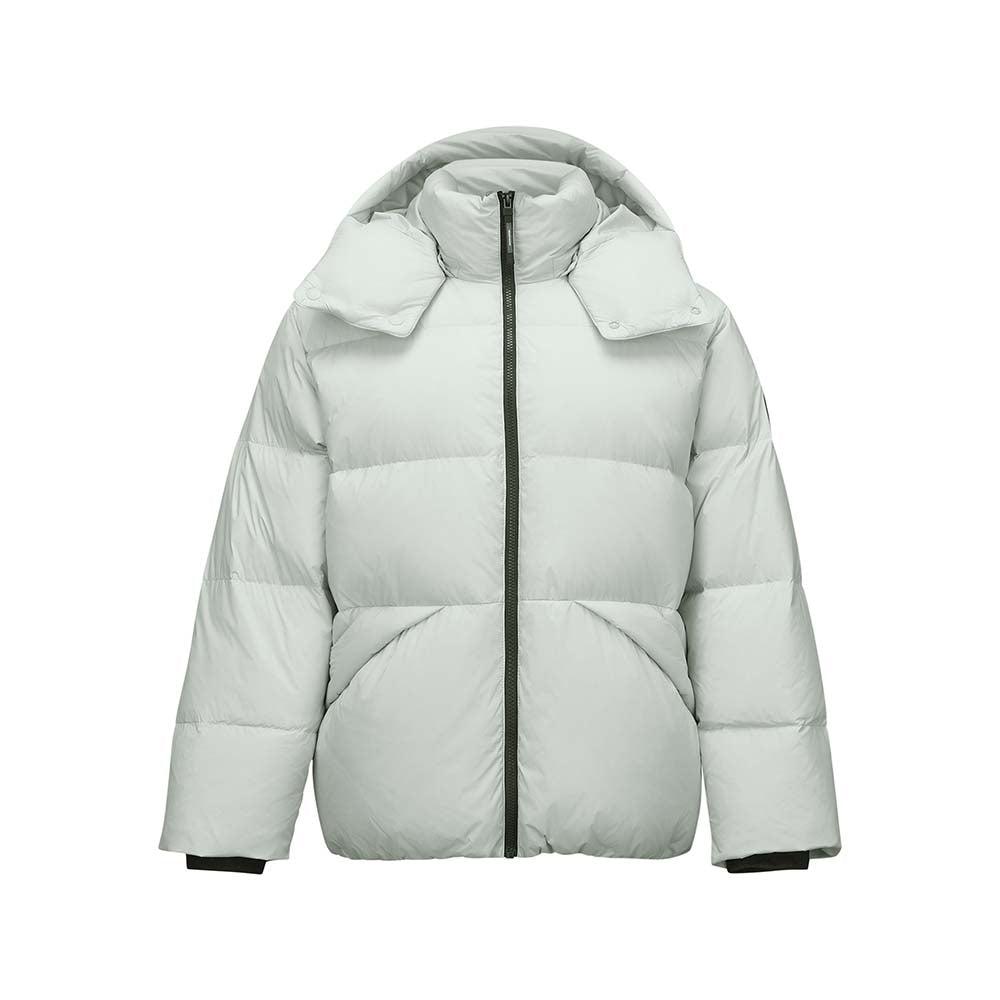 Skechers unisex Sport-Utility Woven Down Jacket in Gray Violet for lifestyle wear