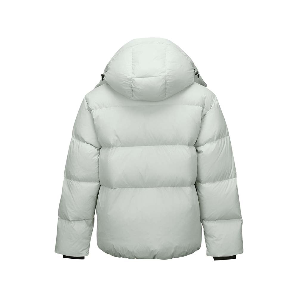 Skechers unisex Sport-Utility Woven Down Jacket in Gray Violet for lifestyle wear