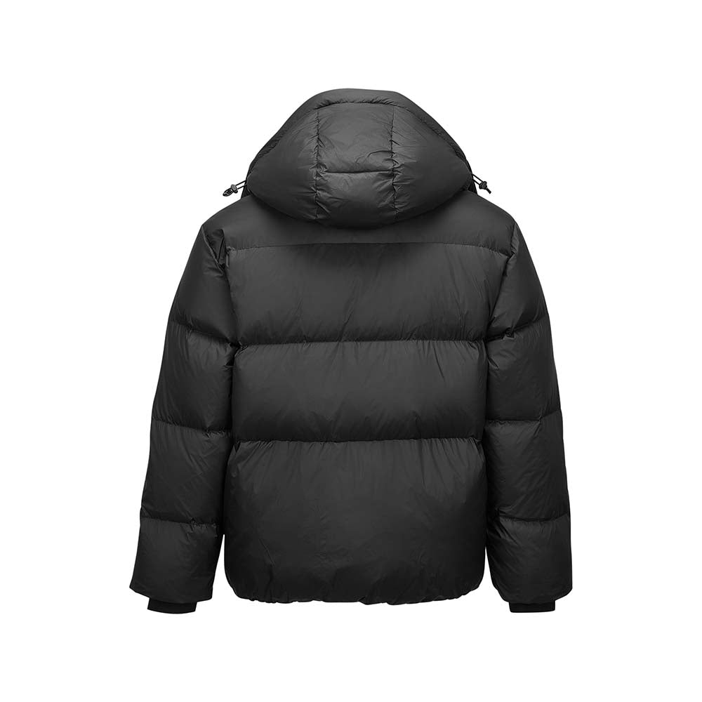 Skechers unisex Sport-Utility Woven Down Jacket in Black Beauty for lifestyle wear