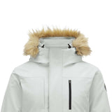 Skechers unisex Sport-Utility Woven Down Parka in Gray Violet for lifestyle wear