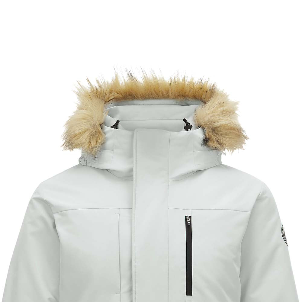 Skechers unisex Sport-Utility Woven Down Parka in Gray Violet for lifestyle wear