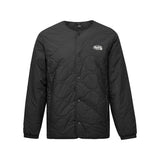 Skechers X SmileyWorld Woven Quilted Jacket, unisex lifestyle apparel in Black Beauty