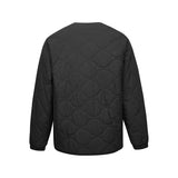 Skechers X SmileyWorld Woven Quilted Jacket, unisex lifestyle apparel in Black Beauty