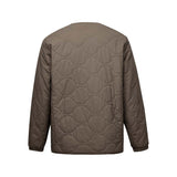 Skechers X SmileyWorld Woven Quilted Jacket, unisex lifestyle apparel in Morel
