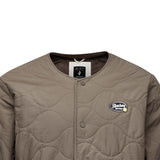 Skechers X SmileyWorld Woven Quilted Jacket, unisex lifestyle apparel in Morel
