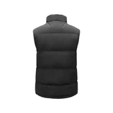 Skechers unisex Sport-Utility Woven Down Vest in Black Beauty for lifestyle wear