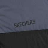 Skechers unisex Go Trail Woven Down Coat in Black Beauty for outdoor performance wear