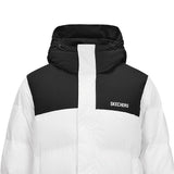 Skechers unisex Go Trail Woven Down Coat in Bright White for outdoor performance wear