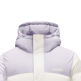 Skechers unisex Go Trail Woven Down Coat in Marshmallow for outdoor performance wear