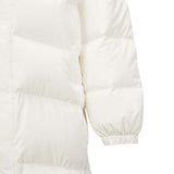 Skechers unisex Go Trail Woven Down Coat in Marshmallow for outdoor performance wear