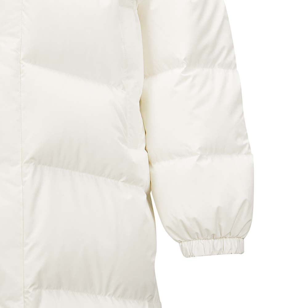 Skechers unisex Go Trail Woven Down Coat in Marshmallow for outdoor performance wear